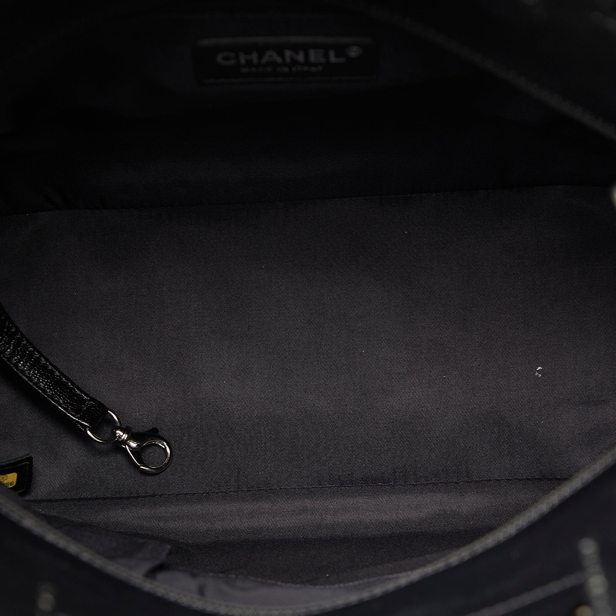 Black Chanel Paris Biarritz PM Tote