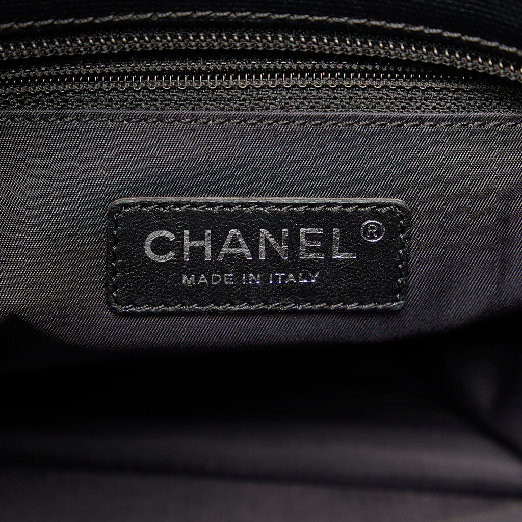 Black Chanel Paris Biarritz PM Tote