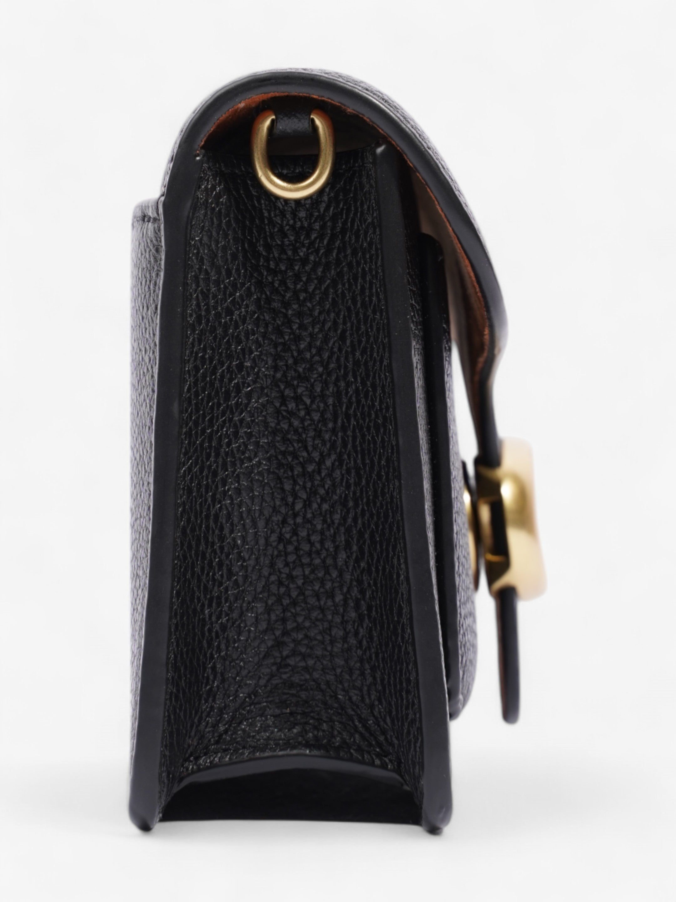 Coach Tabby Chain Black Grained Leather