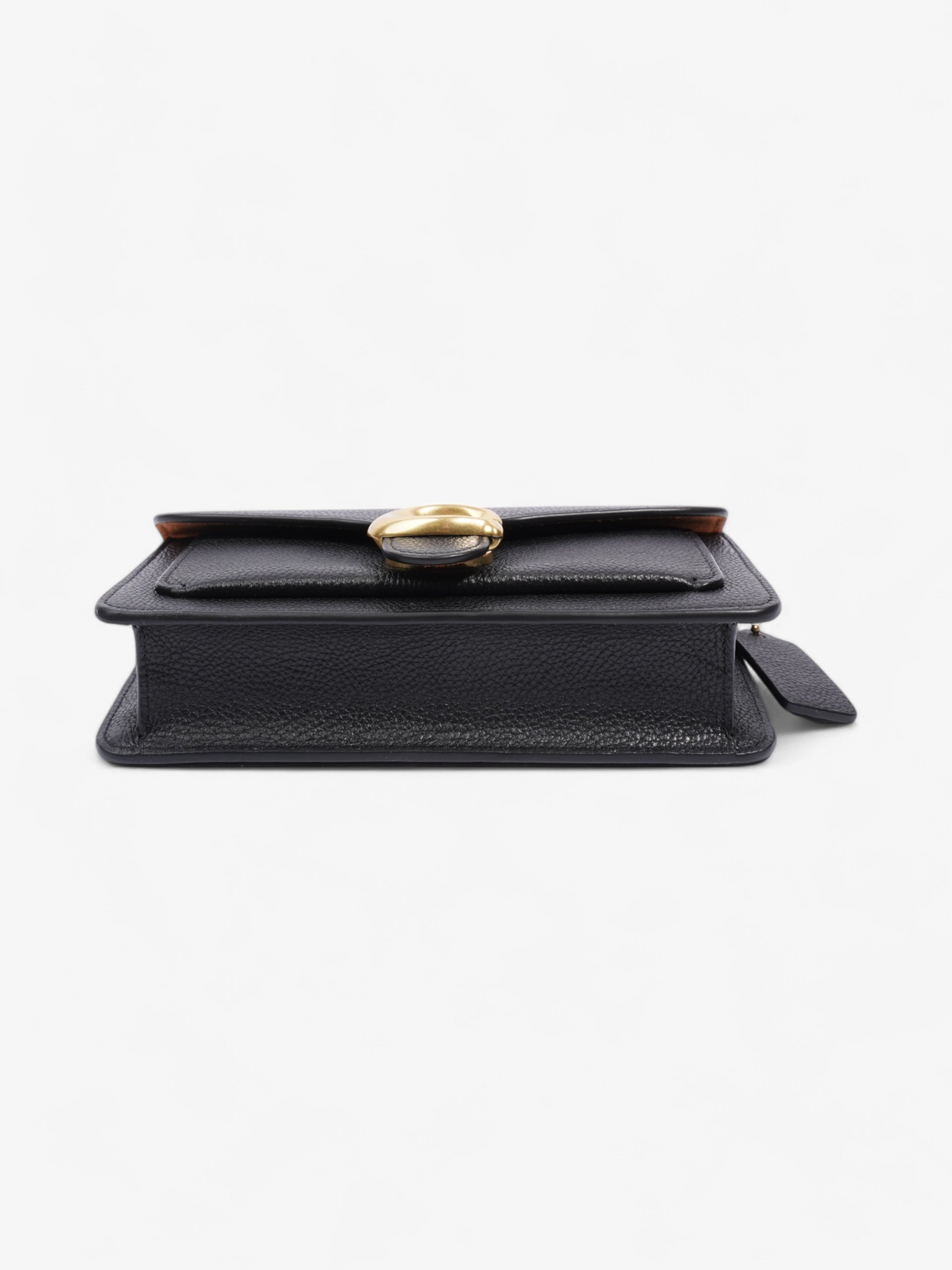 Coach Tabby Chain Black Grained Leather