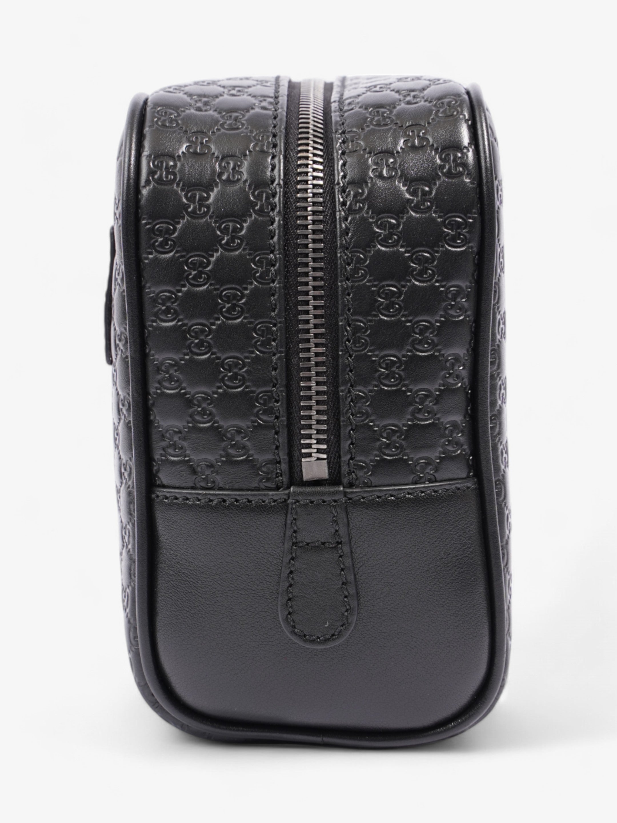 Gucci GG Wash Bag GG Supreme / Black Leather
