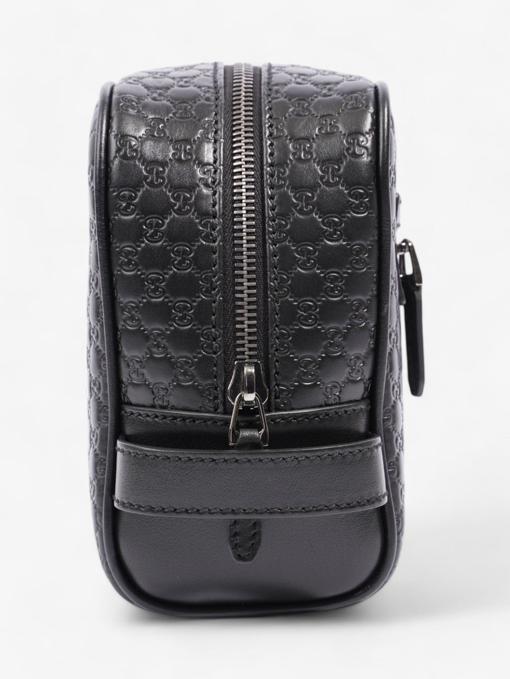 Gucci GG Wash Bag GG Supreme / Black Leather