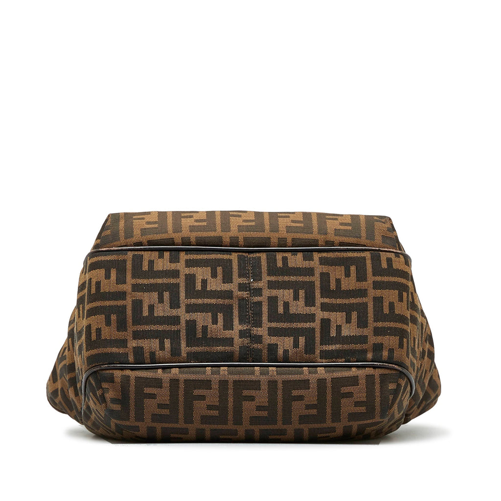 Brown Fendi Small Zucca Chef Tote Bag
