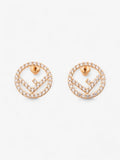 Fendi F is Fendi Earrings Gold Base Metal