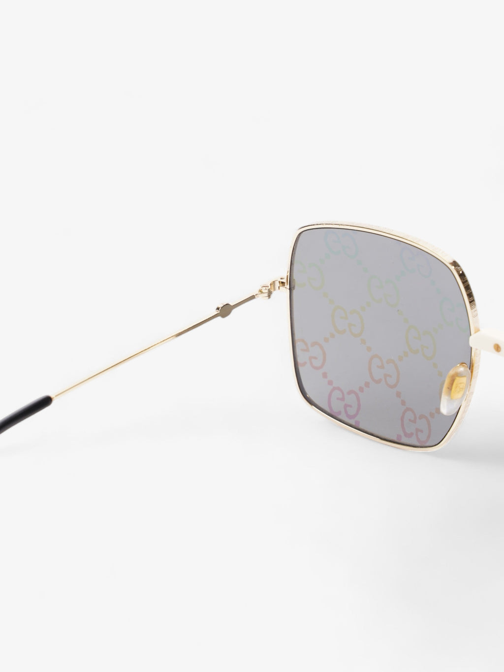 Gucci Guccissima Square Sunglasses Multicoloured Acetate 140mm