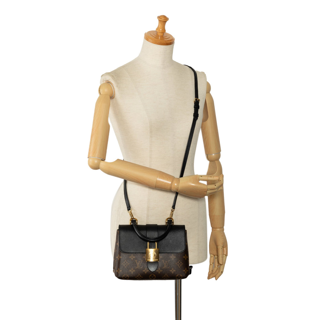 Brown Louis Vuitton Monogram Locky BB Satchel