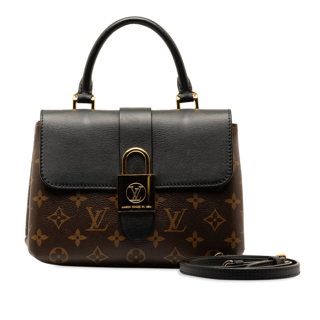 Brown Louis Vuitton Monogram Locky BB Satchel