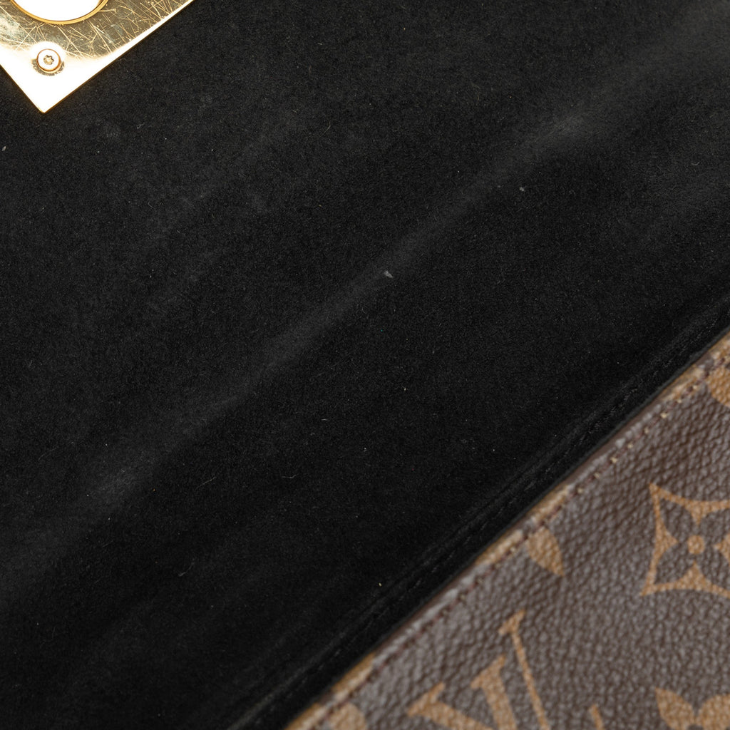 Brown Louis Vuitton Monogram Locky BB Satchel