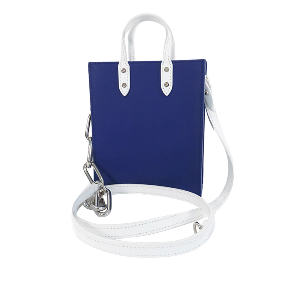 Blue Louis Vuitton Everyday Sac Plat XS Satchel