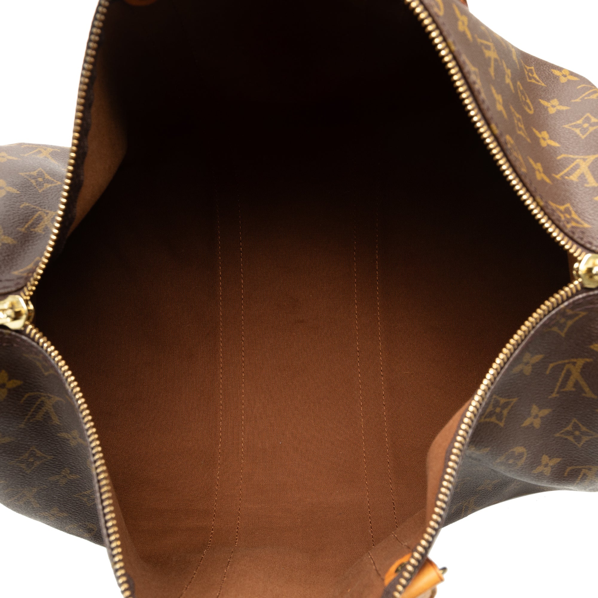 Brown Louis Vuitton Monogram Keepall 45 Travel Bag