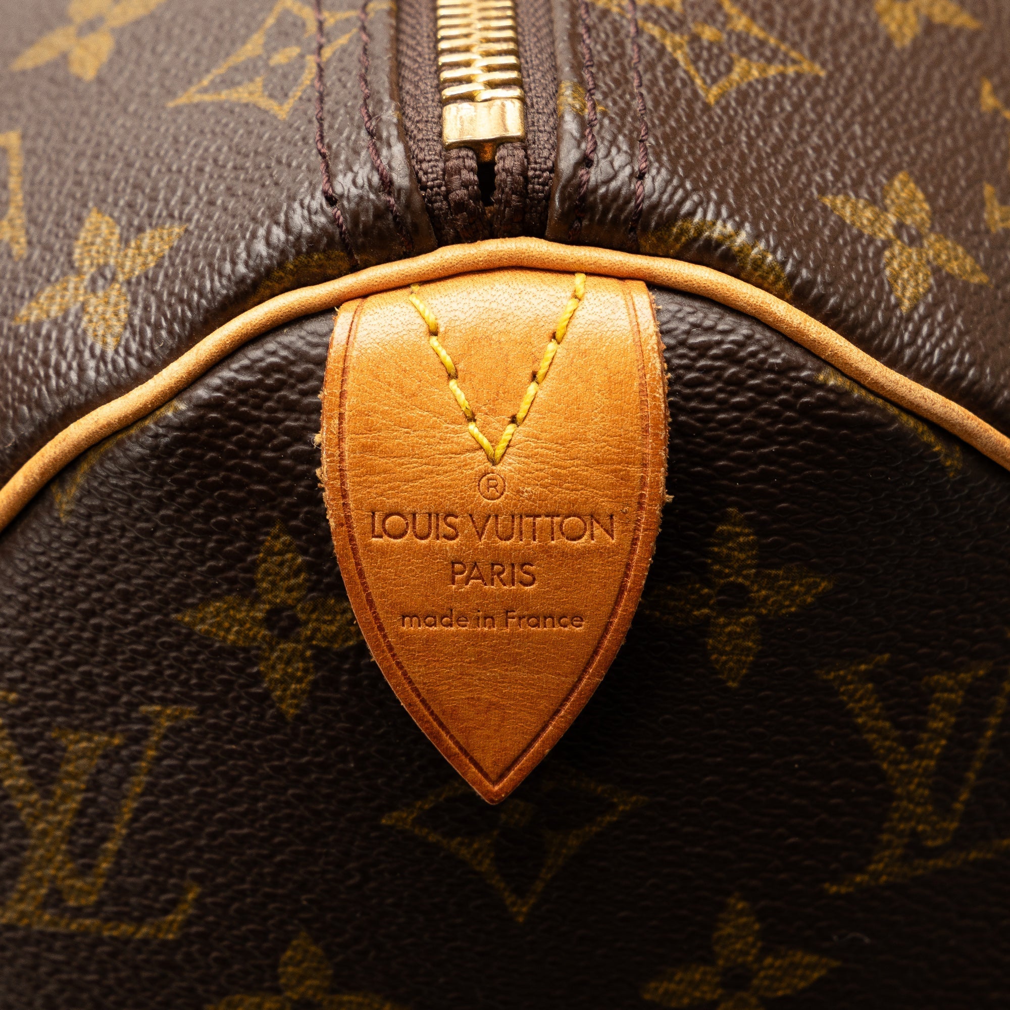 Brown Louis Vuitton Monogram Keepall 45 Travel Bag