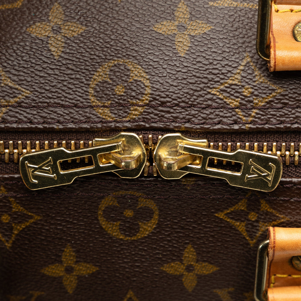 Brown Louis Vuitton Monogram Keepall 45 Travel Bag