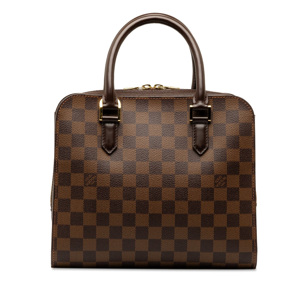Brown Louis Vuitton Damier Ebene Triana Handbag
