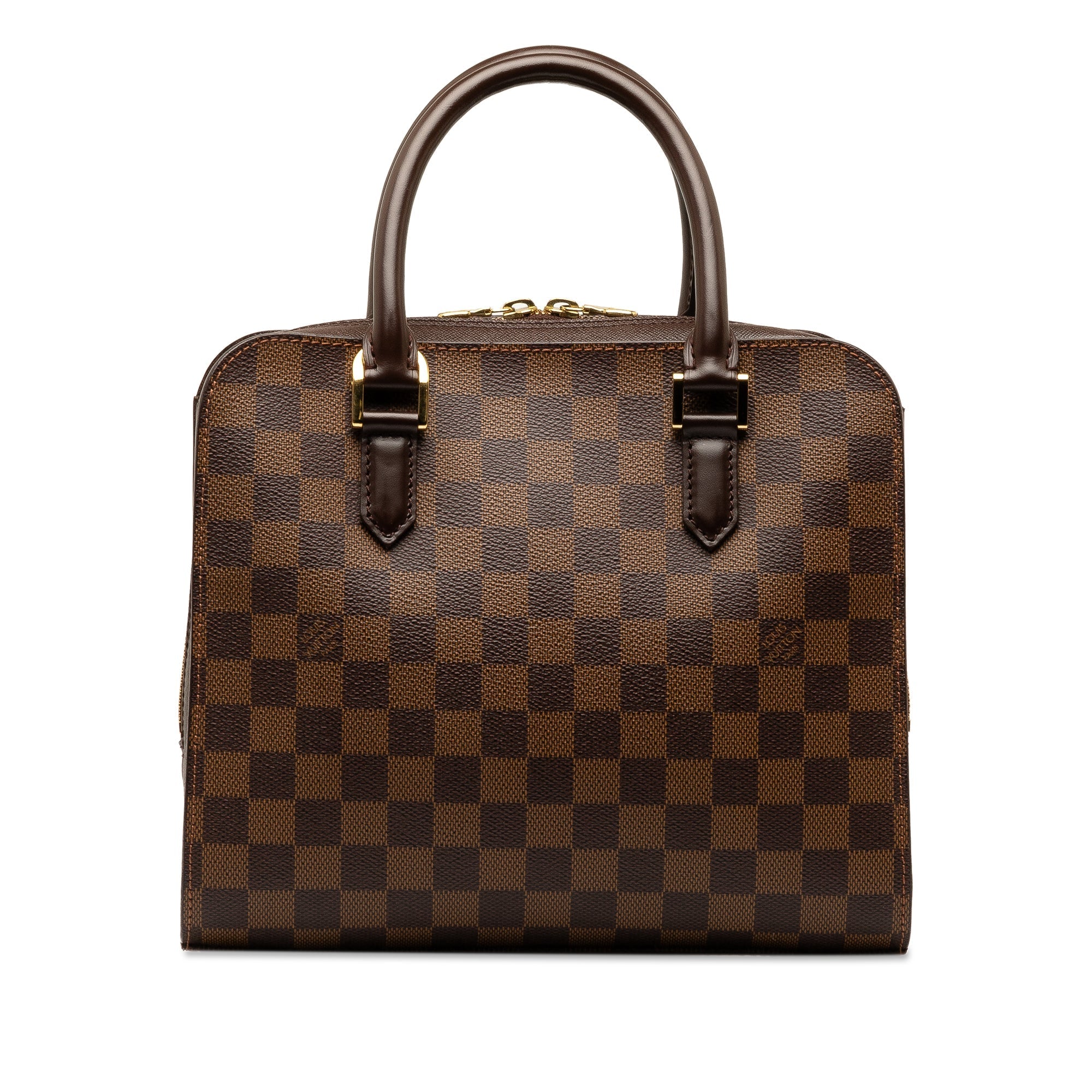 Brown Louis Vuitton Damier Ebene Triana Handbag