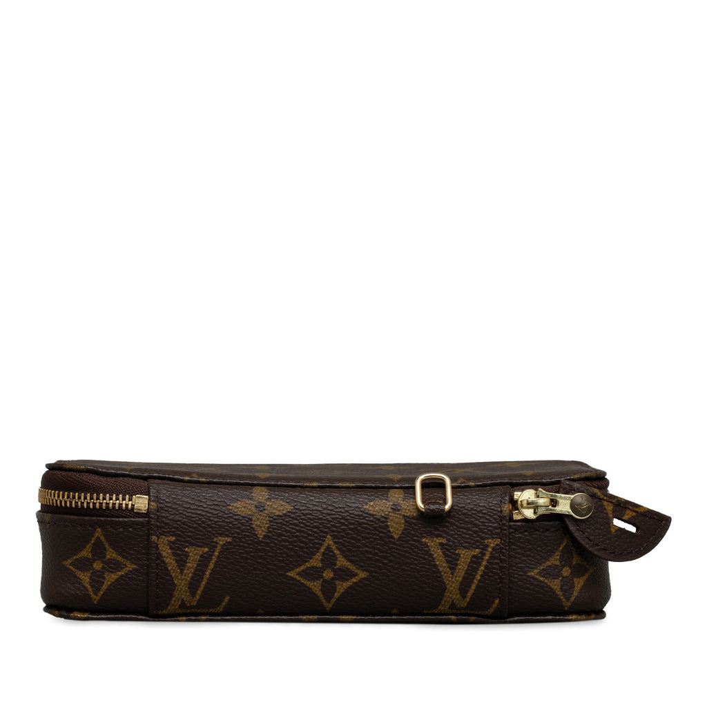 Brown Louis Vuitton Monogram Monte Carlo PM Jewelry Case