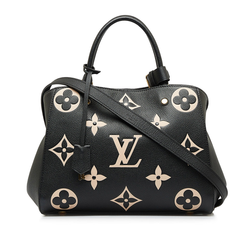 Louis Vuitton Montaigne MM Bicolor Monogram Empreinte Giant