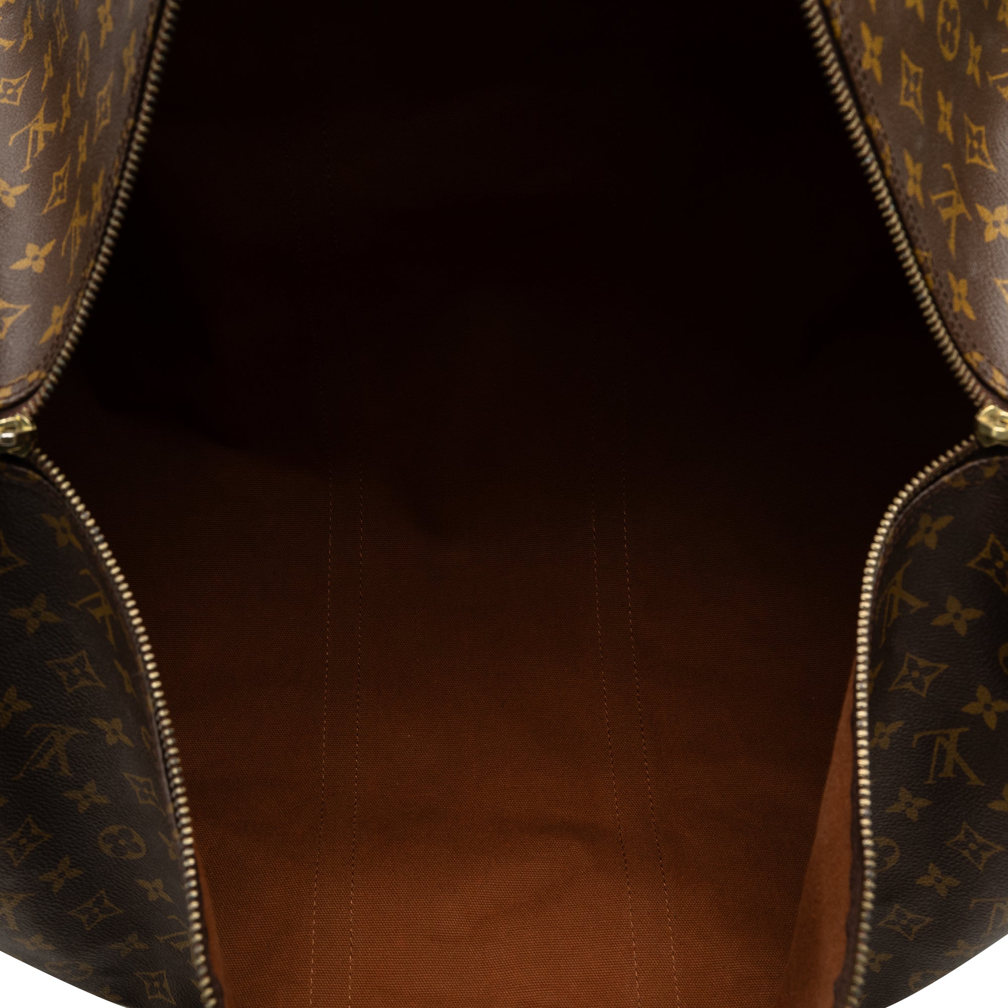 Brown Louis Vuitton Monogram Keepall Bandouliere 60 Travel Bag