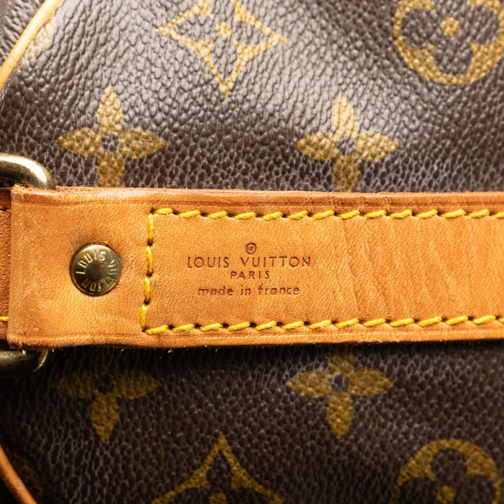 Brown Louis Vuitton Monogram Keepall Bandouliere 60 Travel Bag