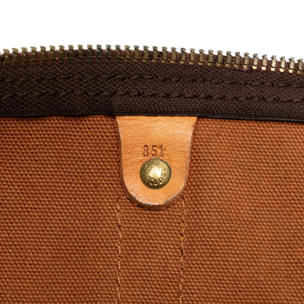 Brown Louis Vuitton Monogram Keepall Bandouliere 60 Travel Bag