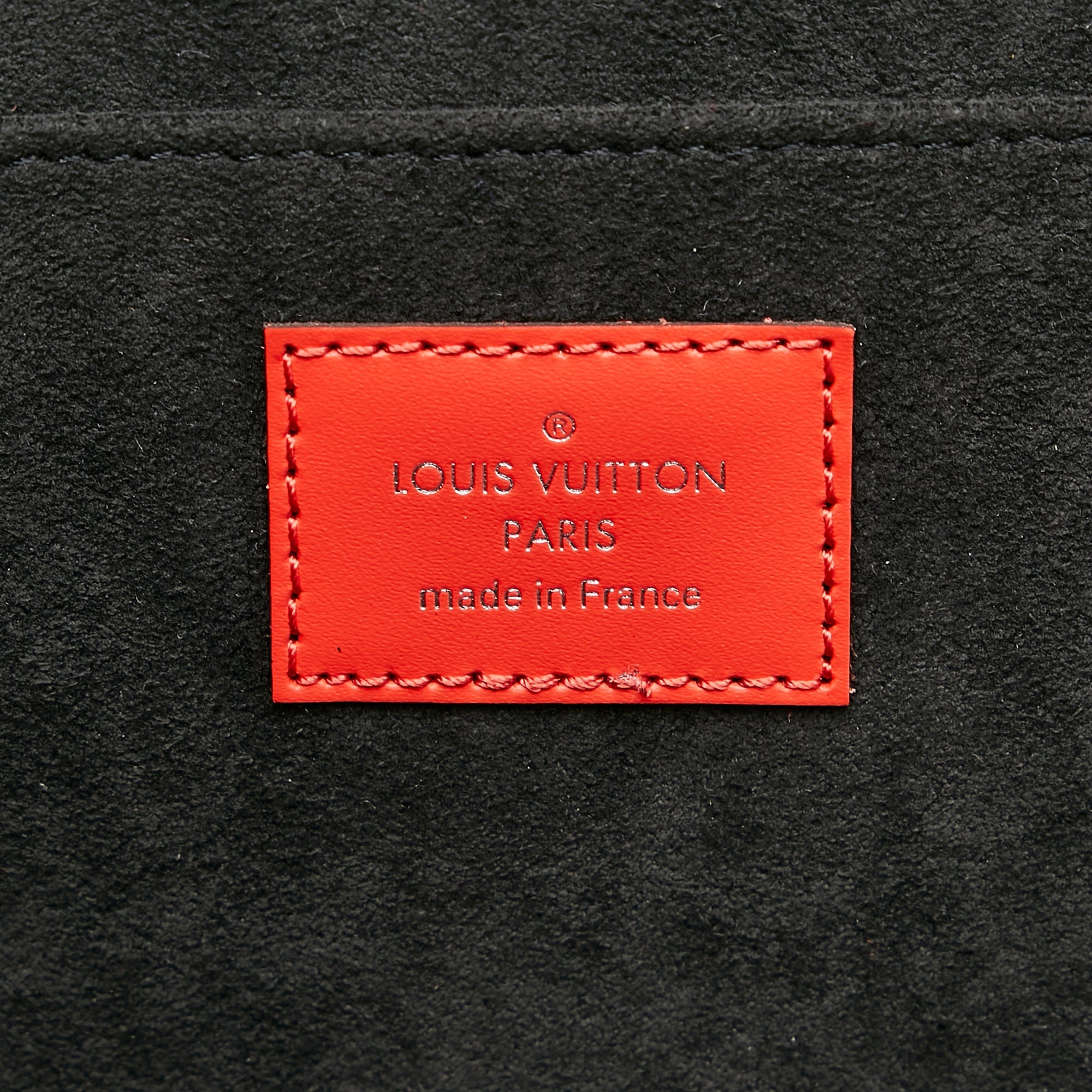 Louis Vuitton X Supreme Pochette Jour GM Red Epi