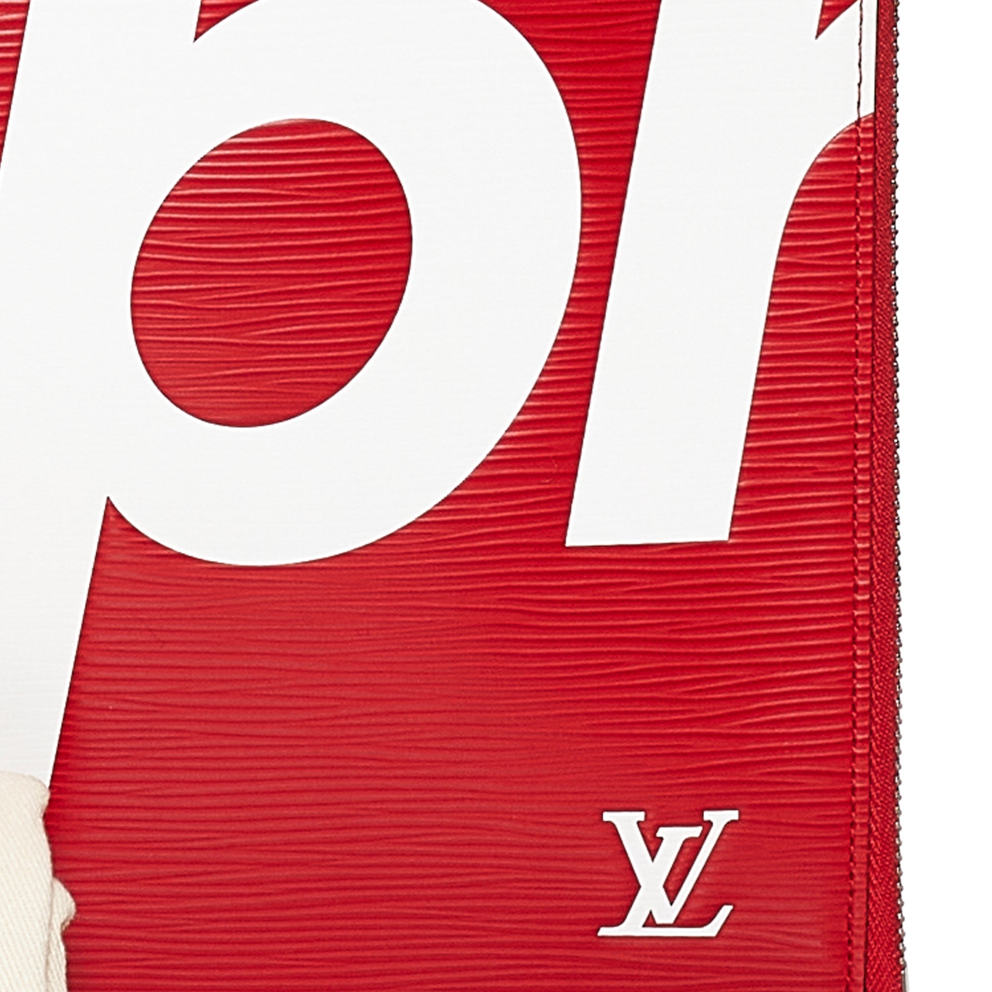 Louis Vuitton X Supreme Pochette Jour GM Red Epi