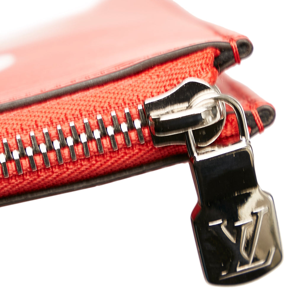Louis Vuitton X Supreme Pochette Jour GM Red Epi