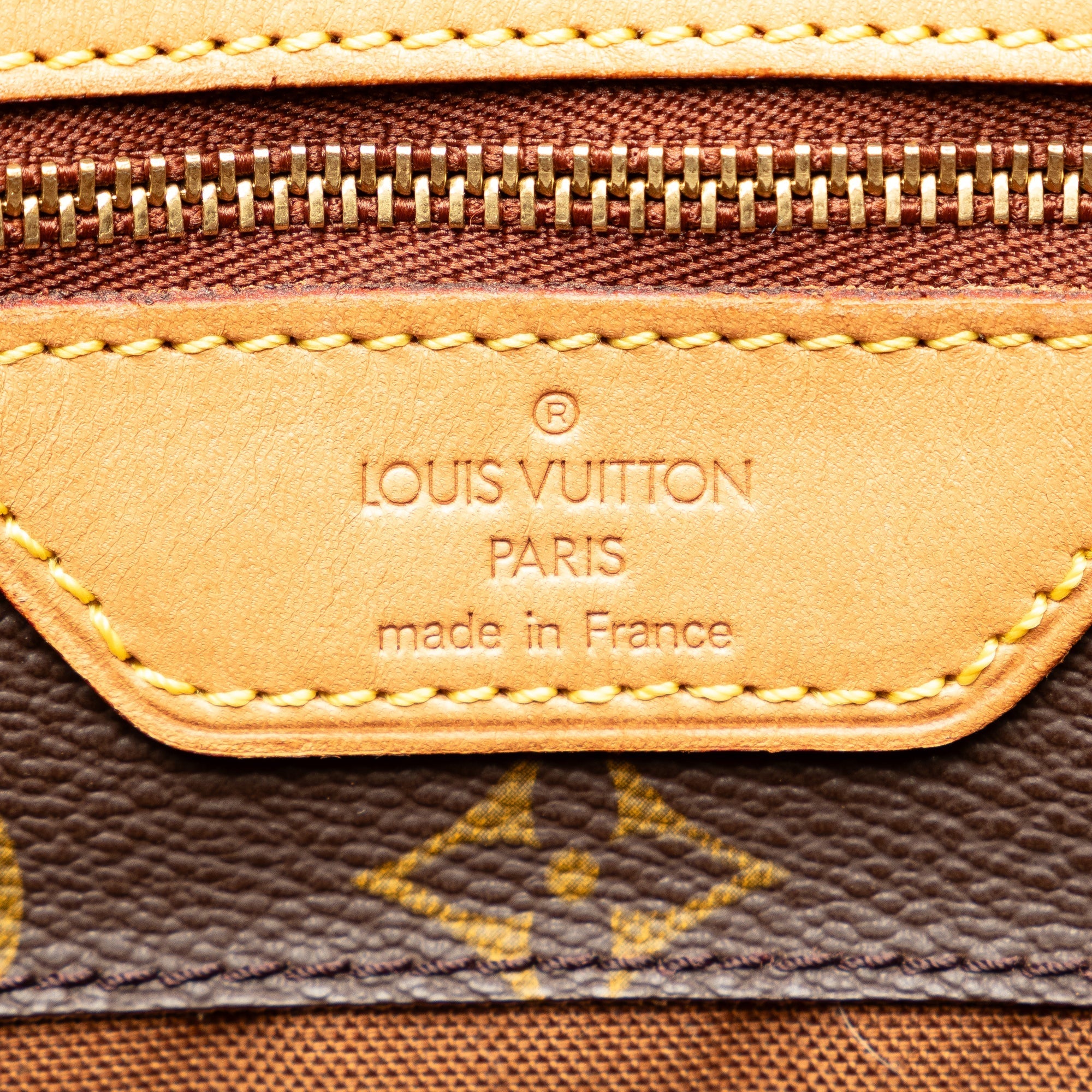 Brown Louis Vuitton Monogram Cabas Alto Tote Bag