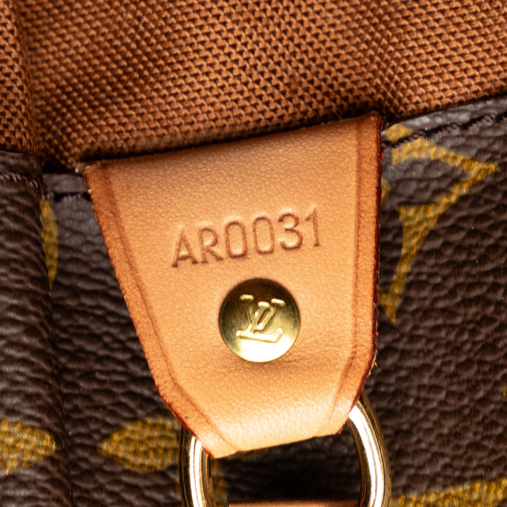 Brown Louis Vuitton Monogram Cabas Alto Tote Bag