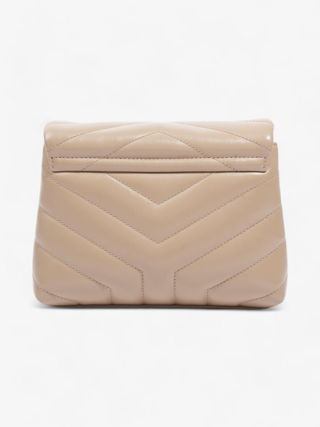 Saint Laurent Lou Lou Beige Matelasse Leather Toy