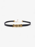Christian Dior J'Adior Choker Black / Gold Cotton