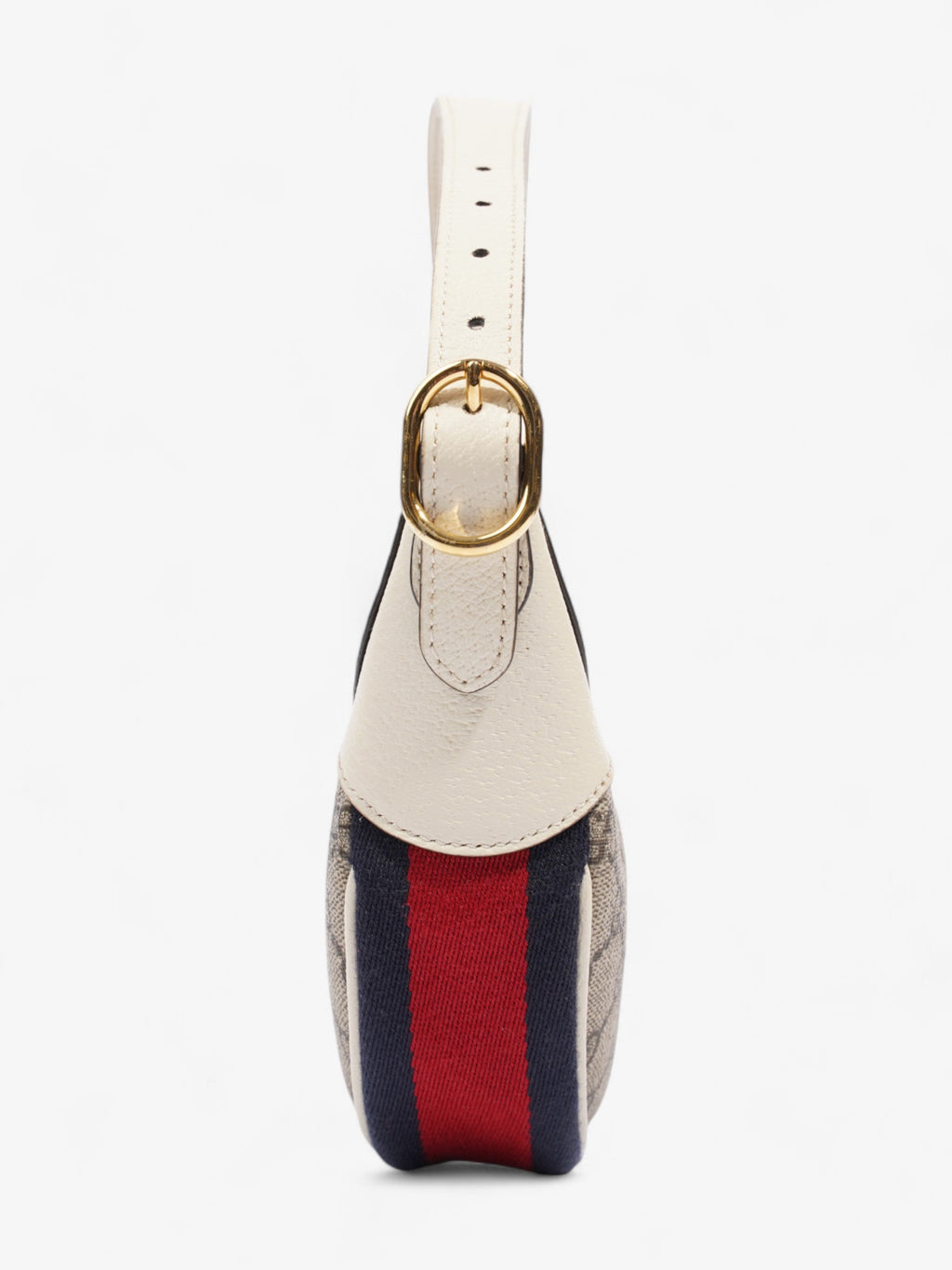 Gucci Ophidia GG Mini Bag Supreme / White Coated Canvas