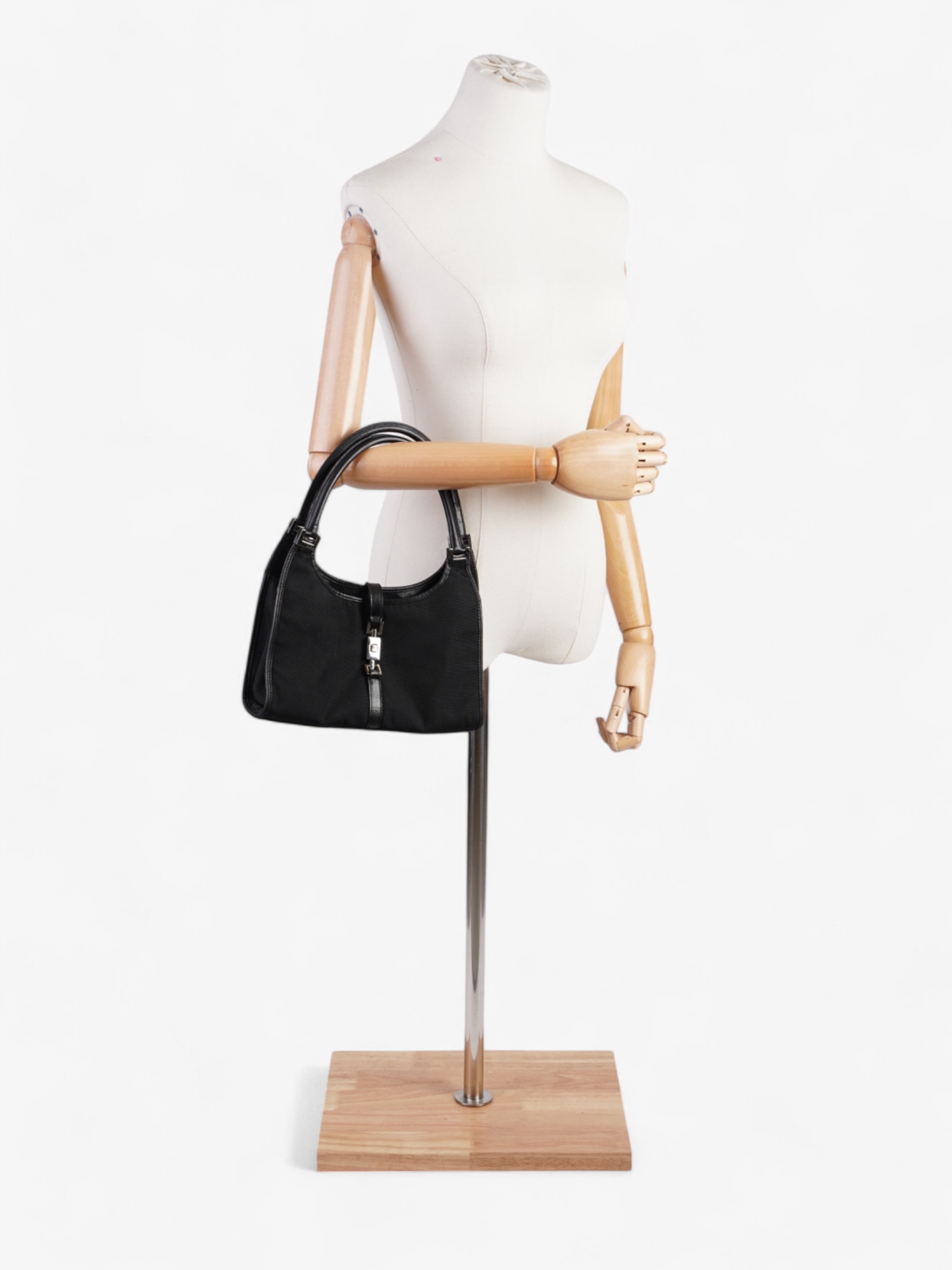 Gucci Jackie Black Canvas