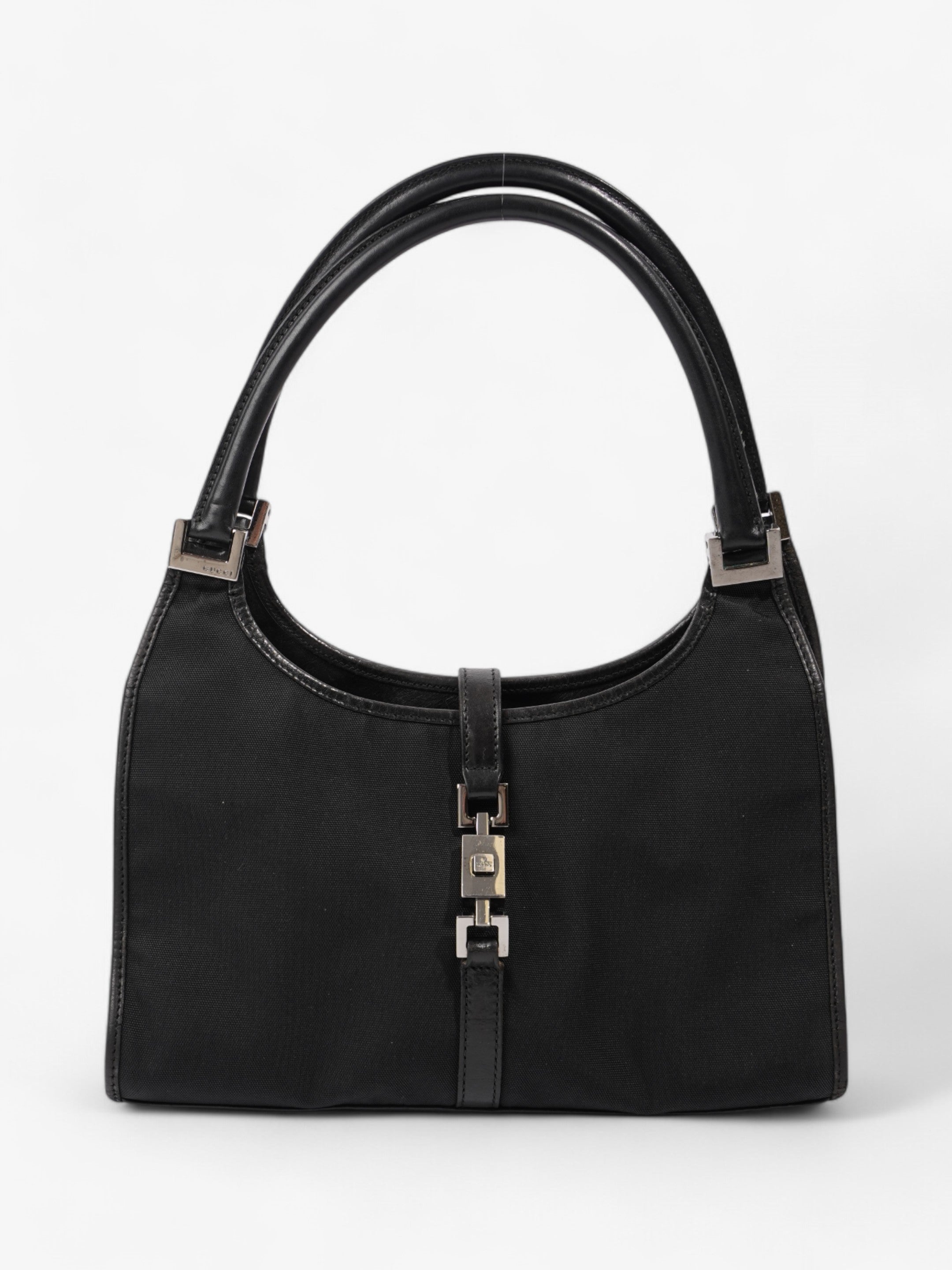 Gucci Jackie Black Canvas