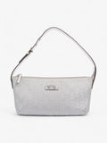 Gucci Boat Pochette Silver / GG Supreme Canvas