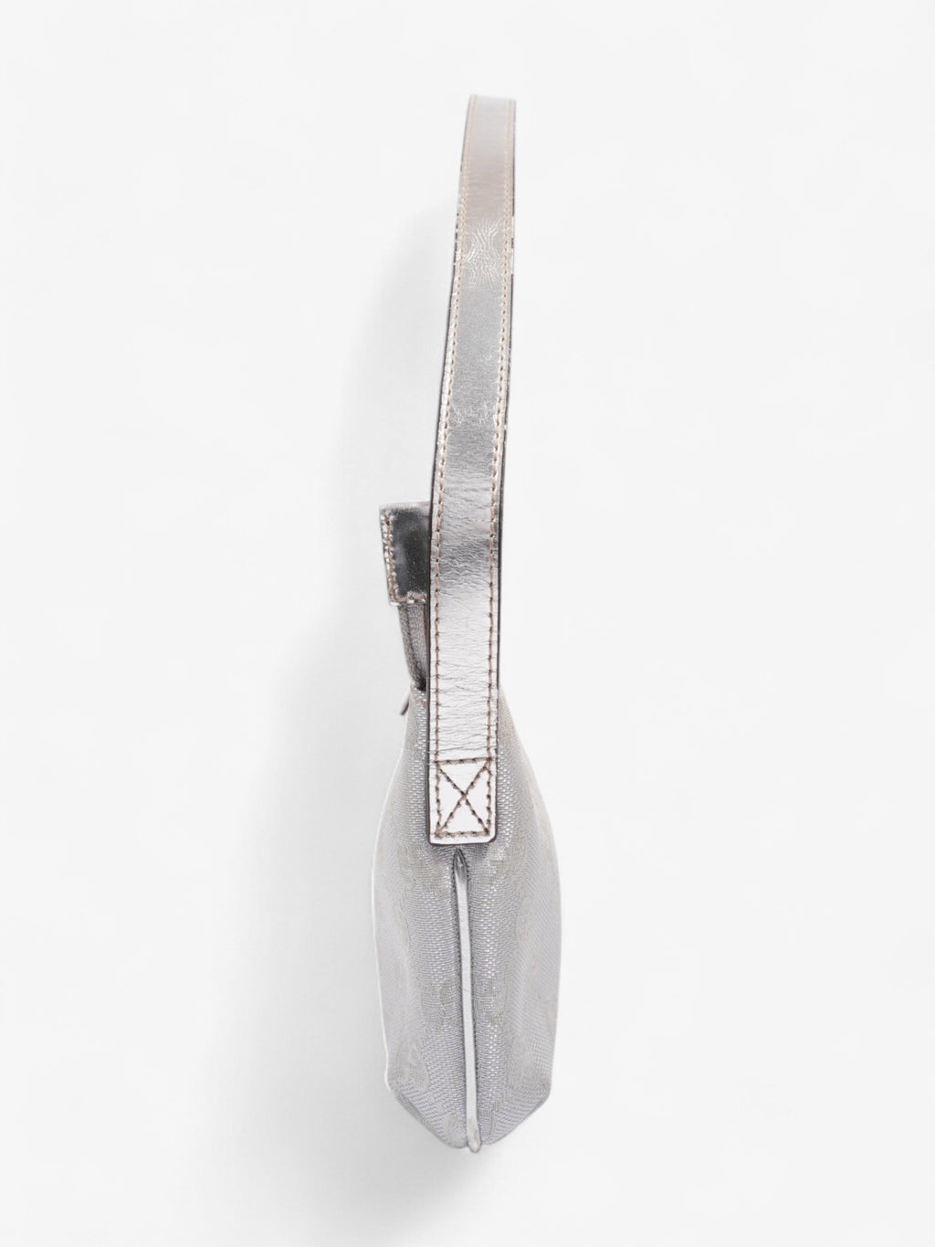 Gucci Boat Pochette Silver / GG Supreme Canvas