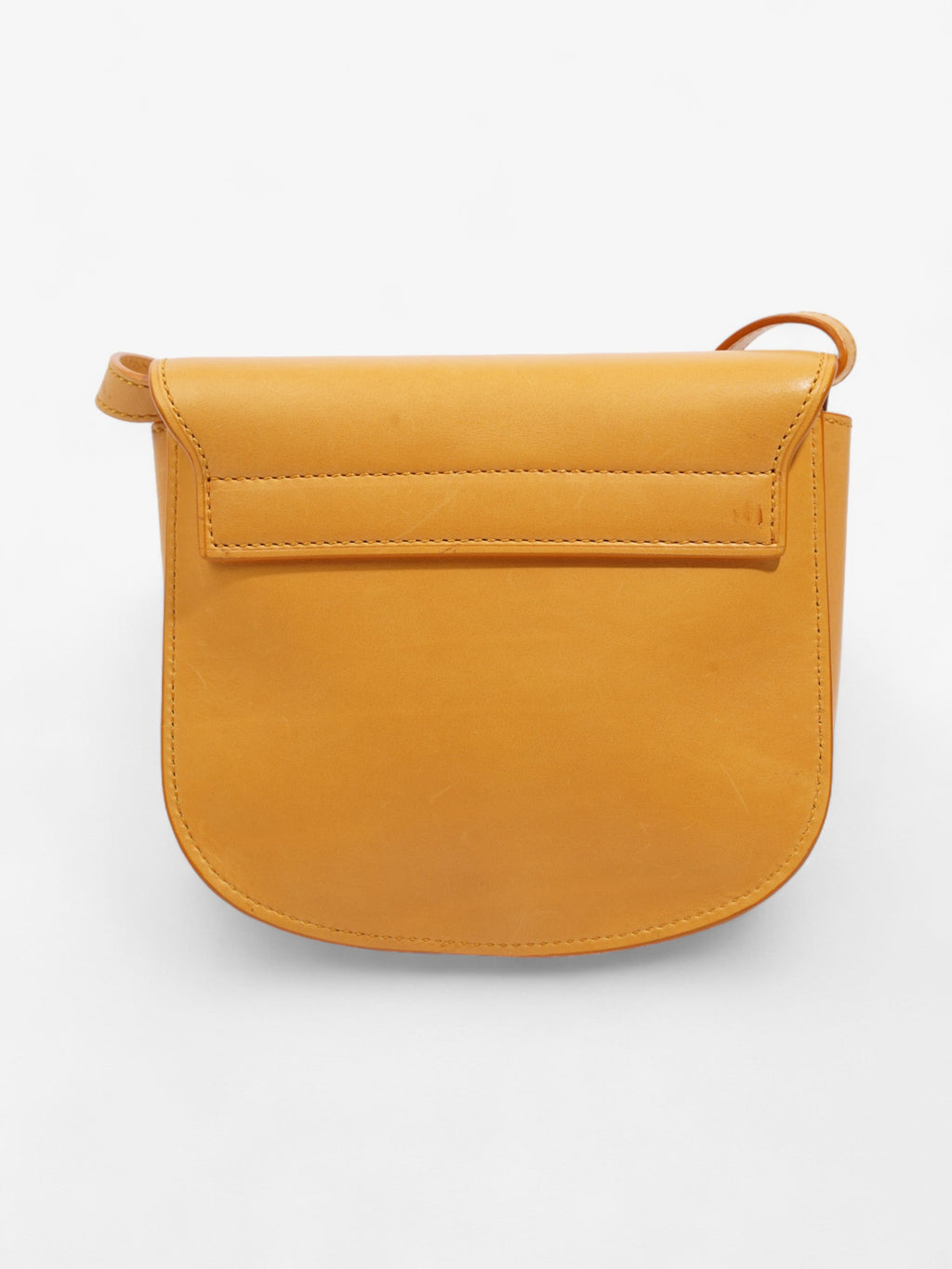 Saint Laurent Kaia Satchel Mustard Yellow Leather Small
