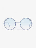 Fendi Round Sunglasses Blue Base Metal 135mm