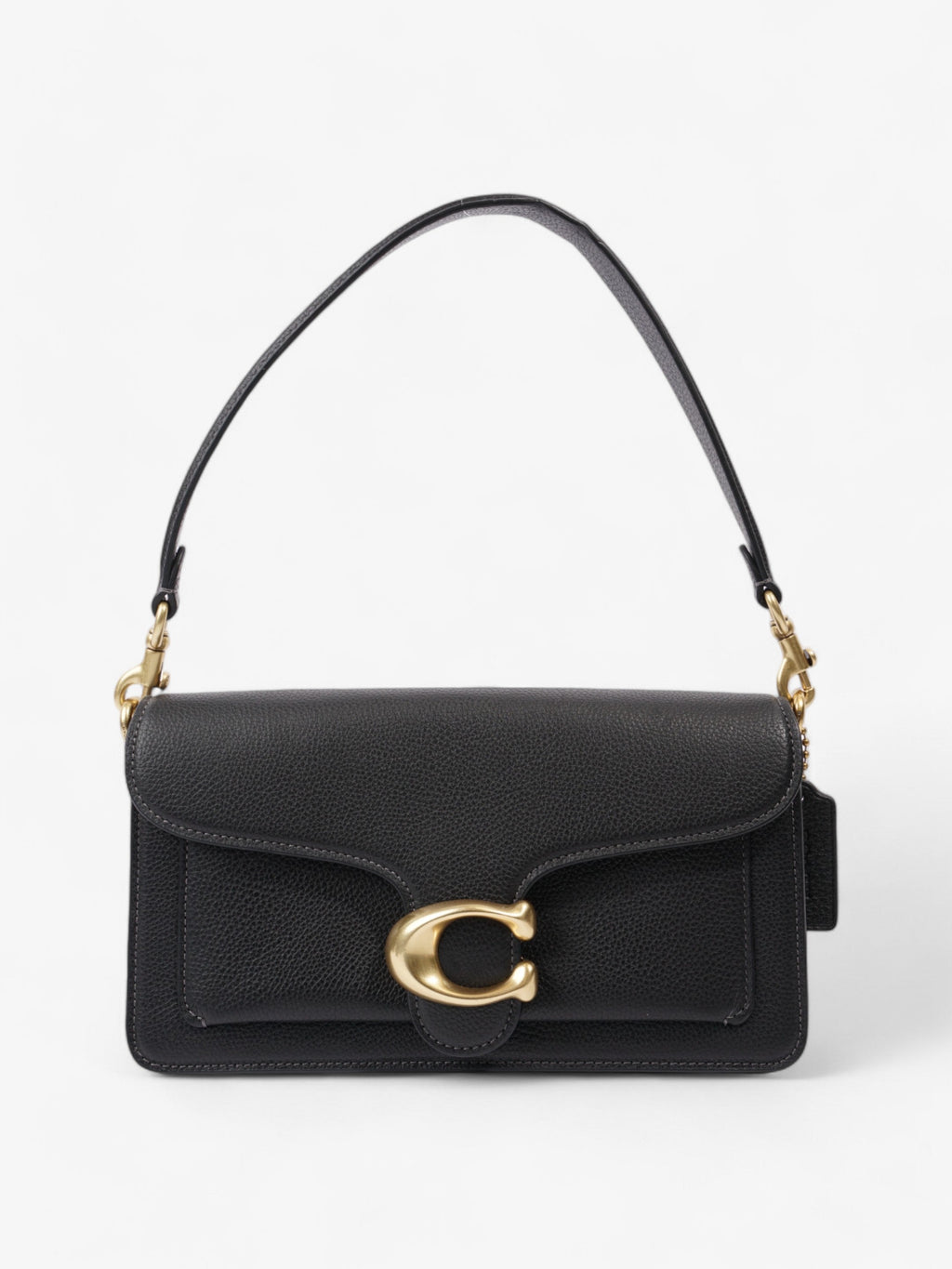 Coach Tabby Black Grained Leather 26