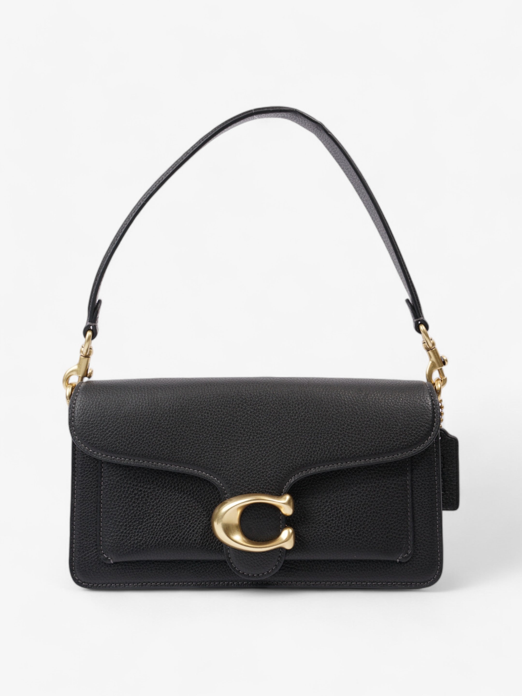 Coach Tabby Black Grained Leather 26