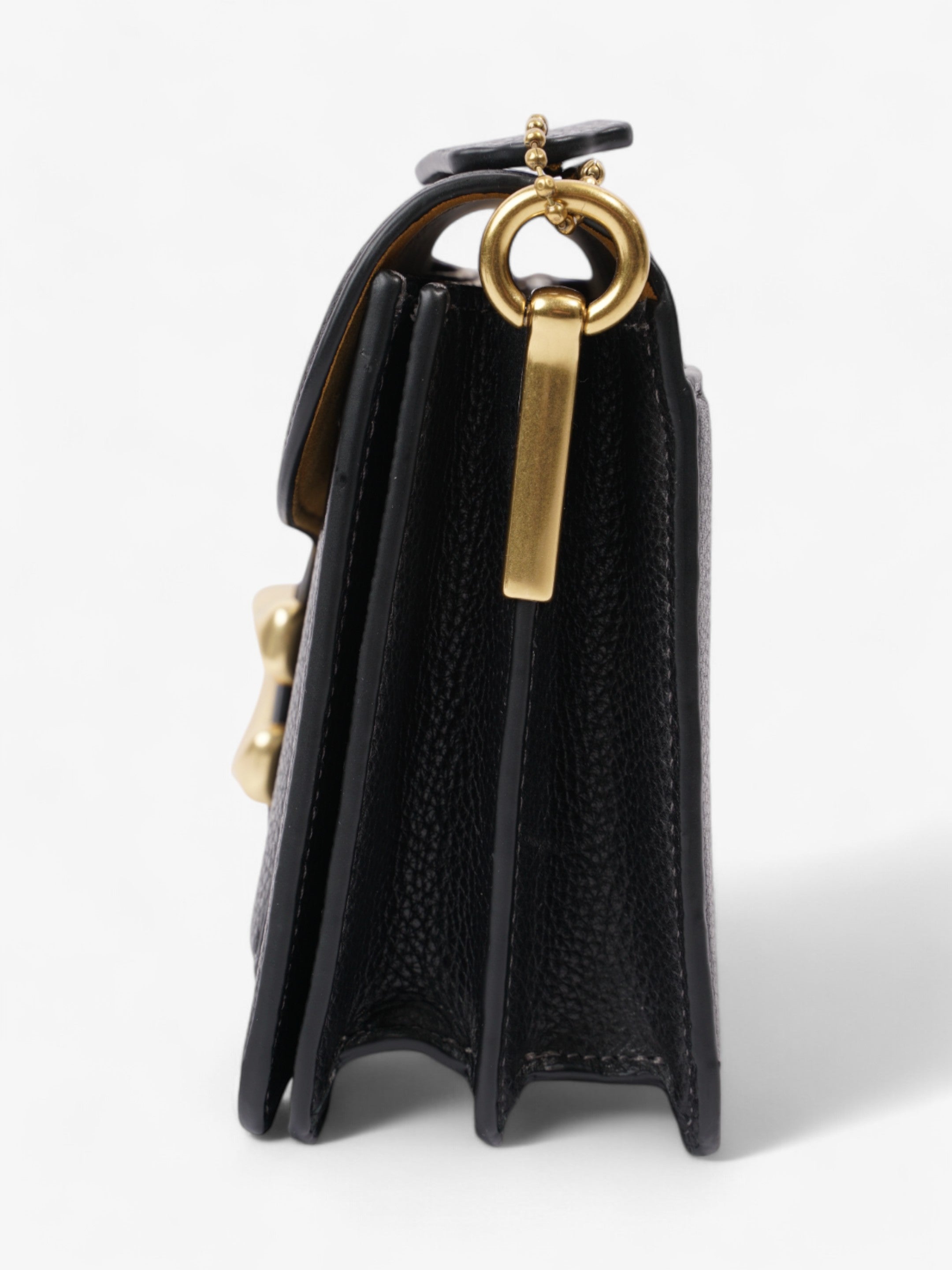 Coach Tabby Black Grained Leather 26