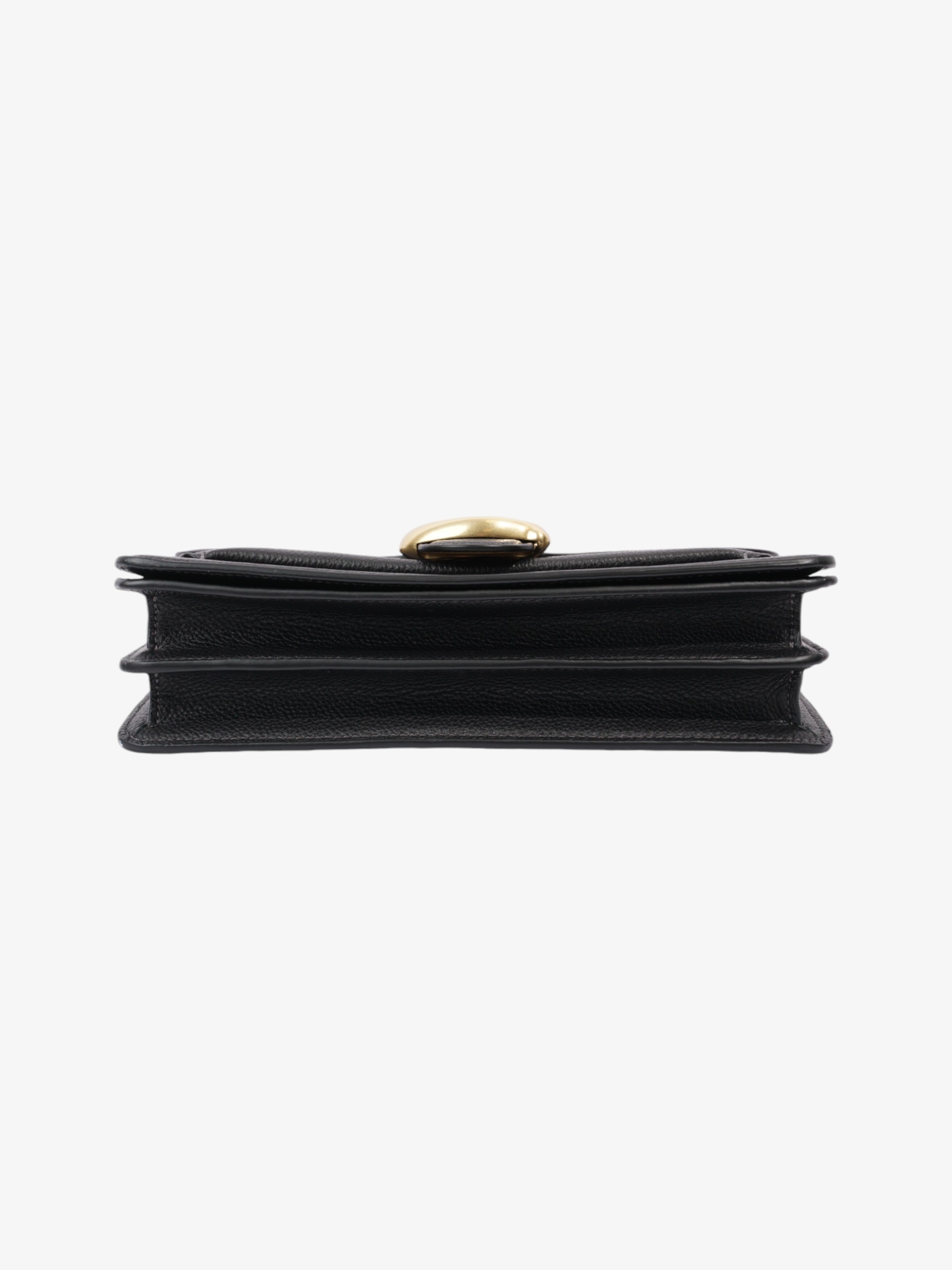 Coach Tabby Black Grained Leather 26