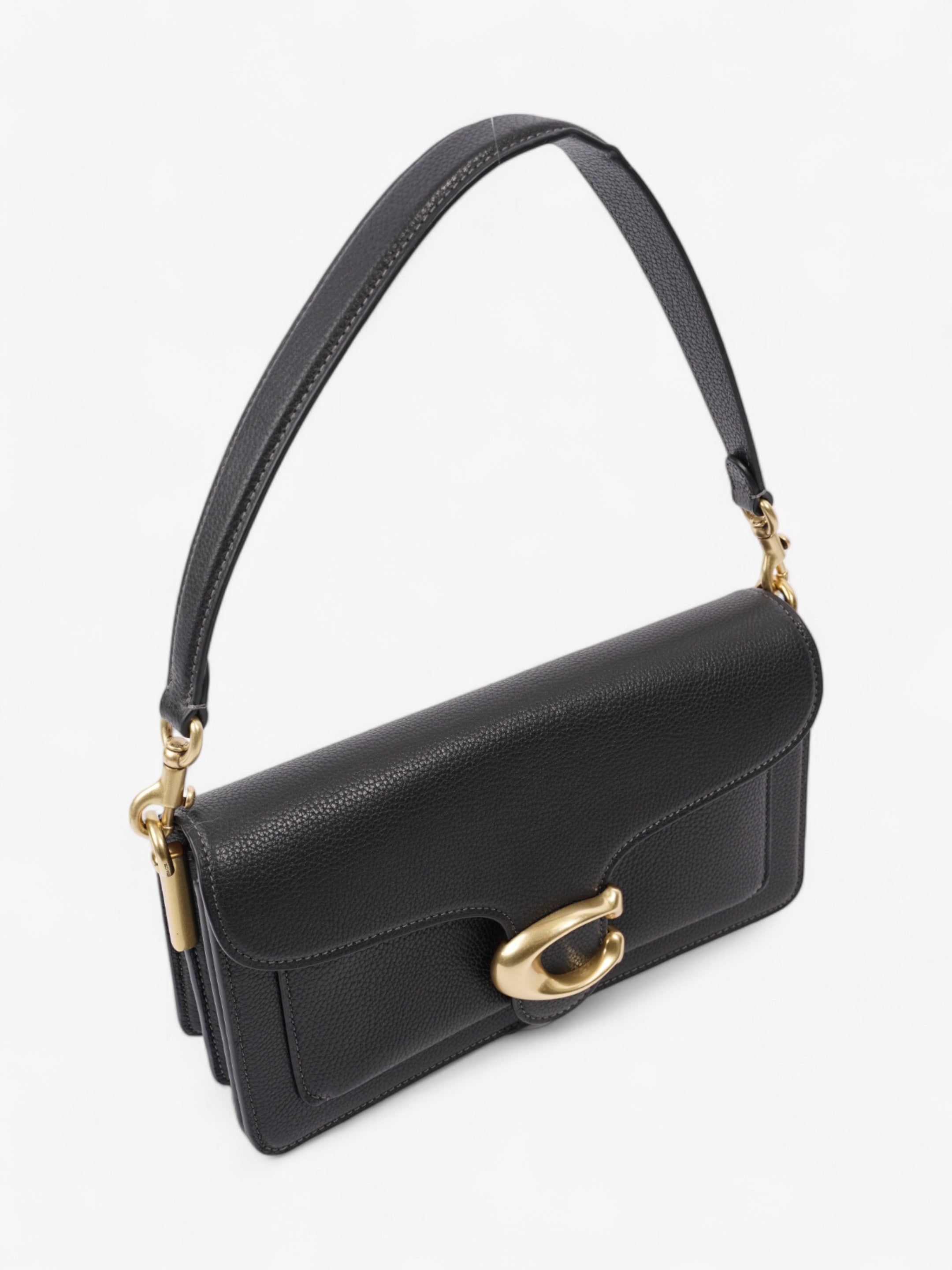 Coach Tabby Black Grained Leather 26