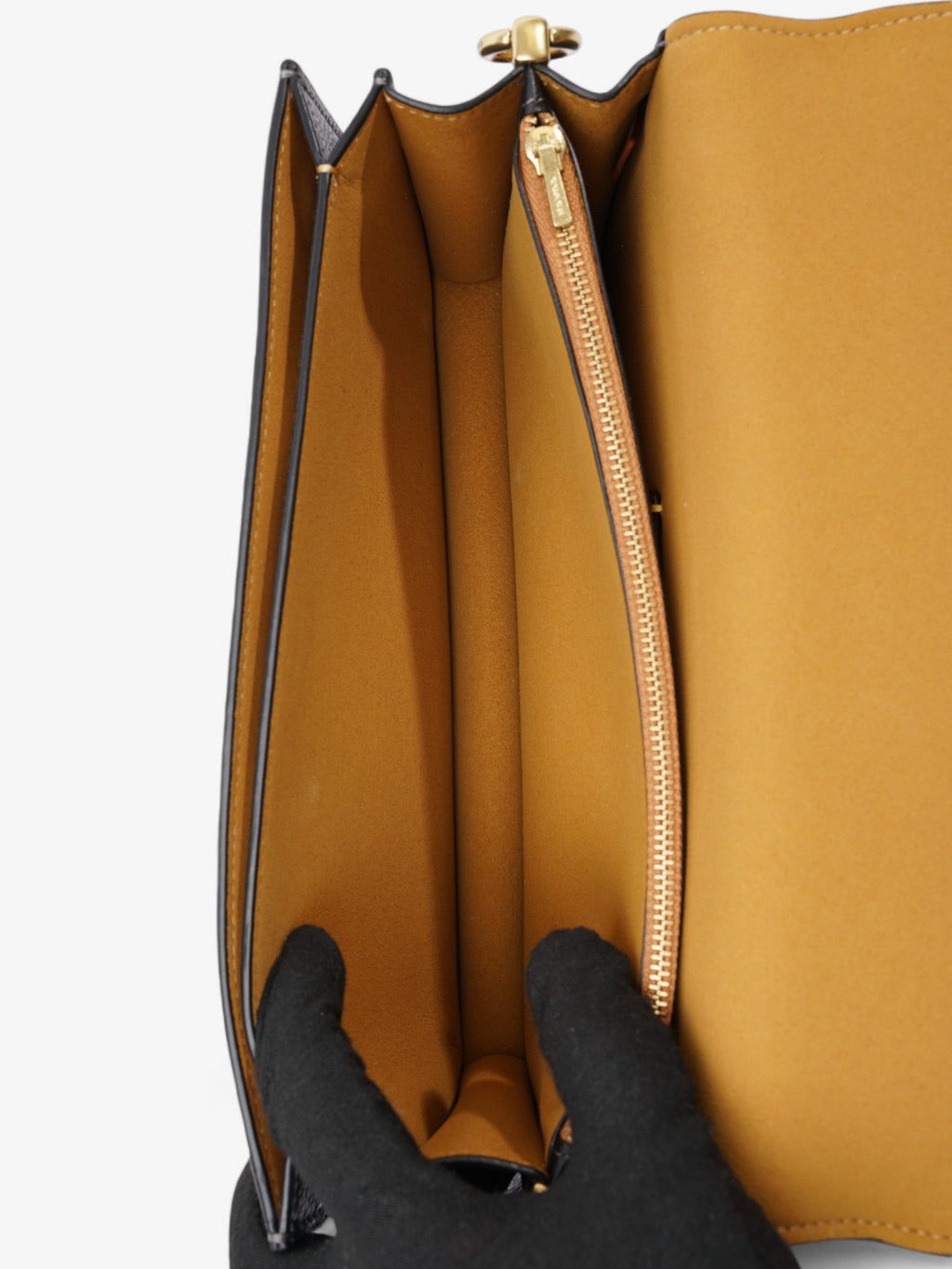 Coach Tabby Black Grained Leather 26