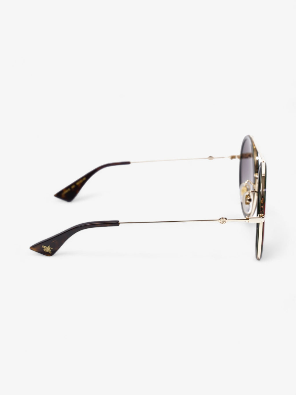 Gucci Round Sunglasses Red / Green Acetate 56mm