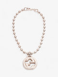 Gucci Interlocking G Bracelet Silver Silver Sterling 17