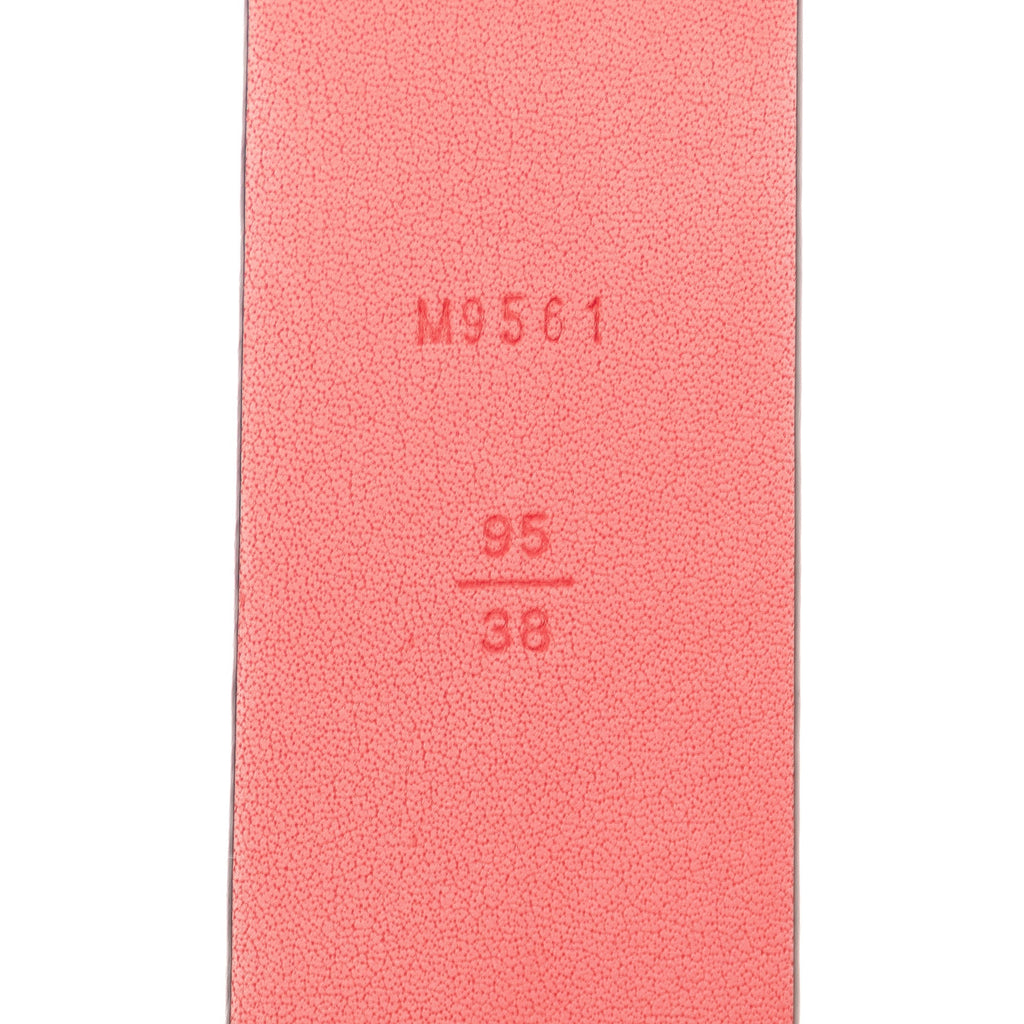 Red Louis Vuitton 2013 Maison Fondee en 1854 Belt