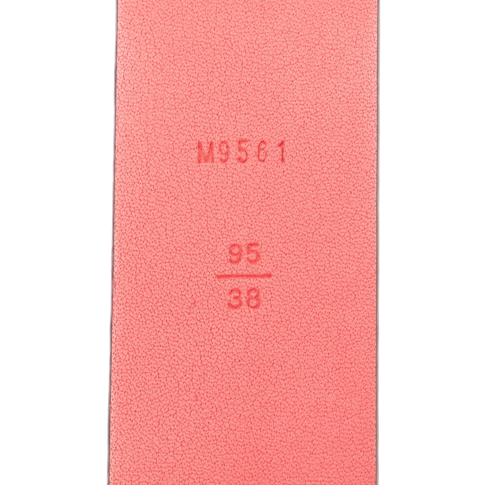 Red Louis Vuitton 2013 Maison Fondee en 1854 Belt