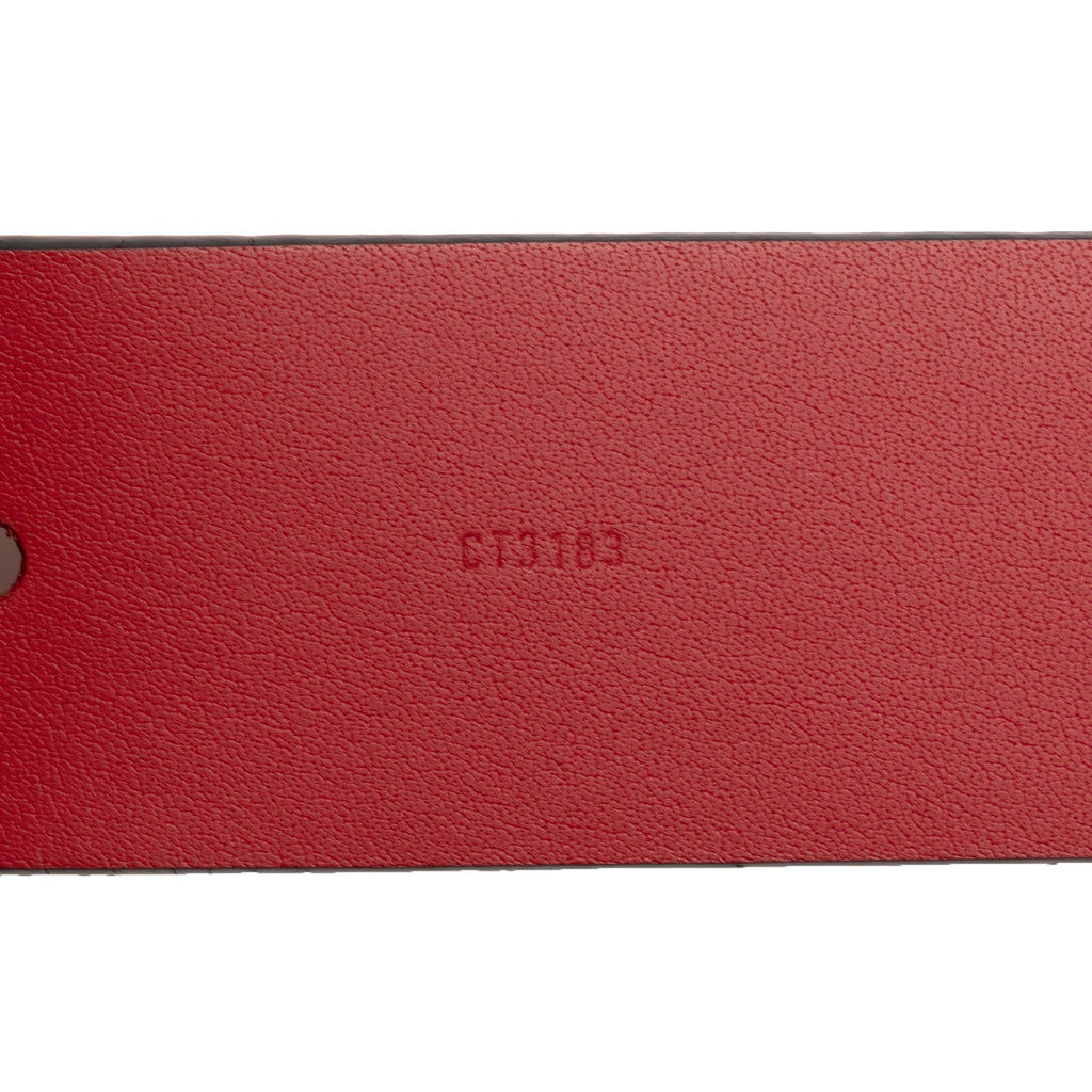 Red Louis Vuitton 2013 Maison Fondee en 1854 Belt