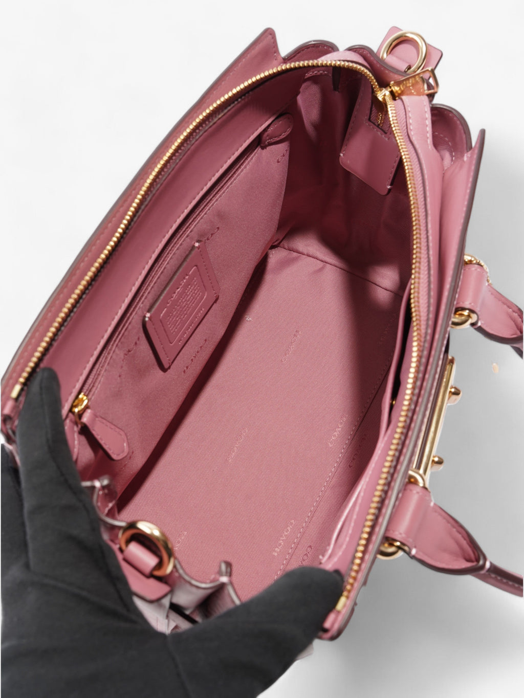 Coach Swagger 27 Rose Pink Leather