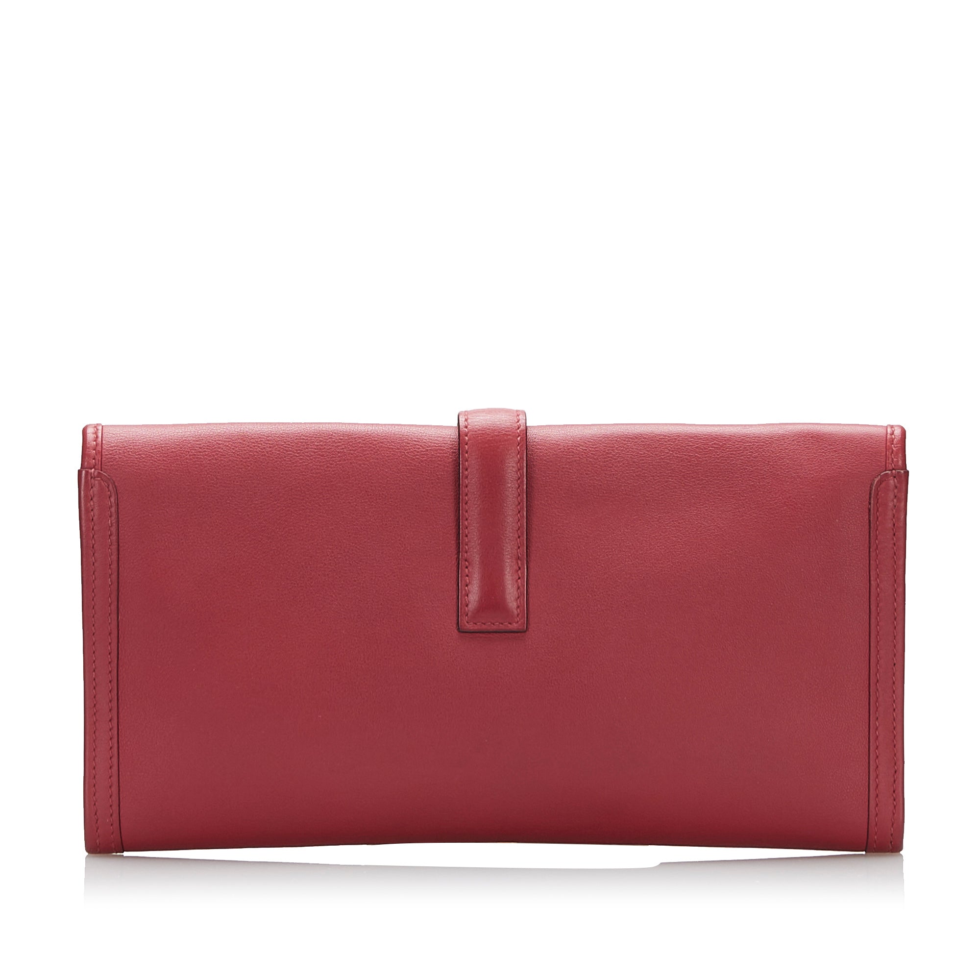 HermÃƒÆ’Ã‚Â¨s Jige Elan Clutch Red Swift